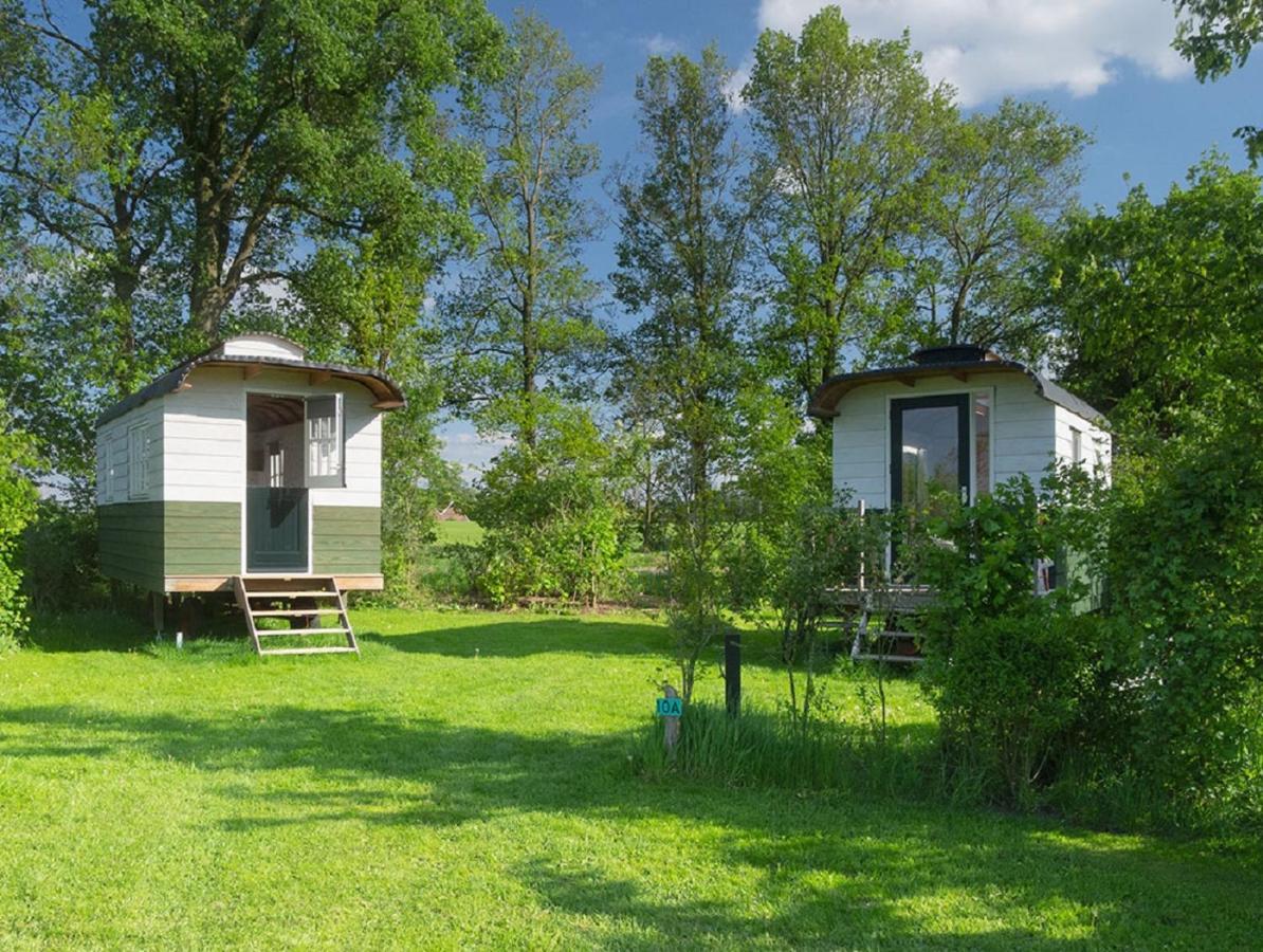 B&B Pipowagen "De Luxe" Op Wellness Camping En B&B Meddo Exterior photo